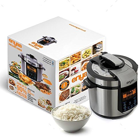 17-in-1 Multi-functional Electric Pressure Cooker 6L /1000W coated Steel Cooking Pot Digital Rice/steamer/fryer/Slow Cooker,fryer 10 Proven Safety Mechanisms plus 3 (5 liter)