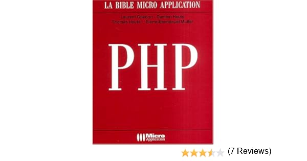 Amazonfr Php Laurent Guedon Damien Heute Thomas Heute - 
