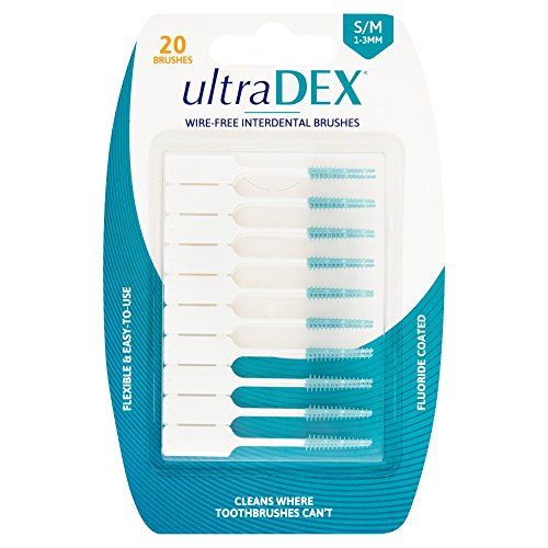 Ultradex libre cepillo interdental de alambre, pequeño/mediano