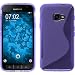 Produktbild PhoneNatic Case für Samsung Galaxy Xcover 4 Hülle Silikon lila S-Style + 2 Schutzfolien