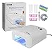 AMOS Professional UV Lamp Nail Dryer Light 36W Gel Shellac Art Manicure Pedicure Curing Timer with 4 x 9W Bulbs and Accessories Set (White)