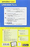 Image de Annales ABC du BAC 2015 Littérature Term L