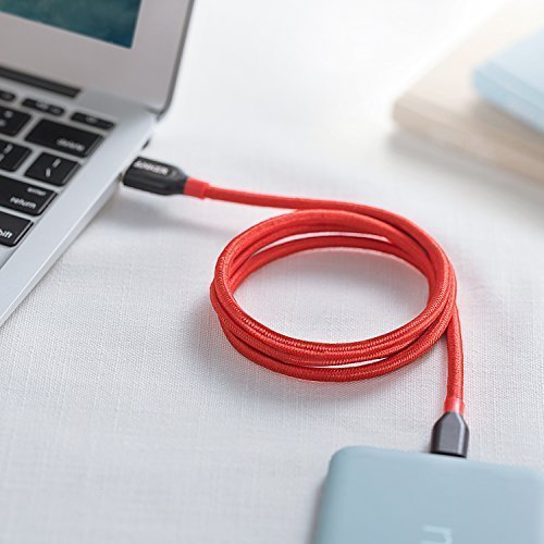USB C Kabel auf USB 3.0 Anker PowerLine+ 90cm - [lebenslange Garantie] sehr BestÃ¤ndig fÃ¼r USB Typ-C GerÃ¤te Inklusive Galaxy S9, S8+, S8, MacBook, Sony XZ, LG V20 G5 G6, HTC 10, Xiaomi 5 und weitere (Rot)