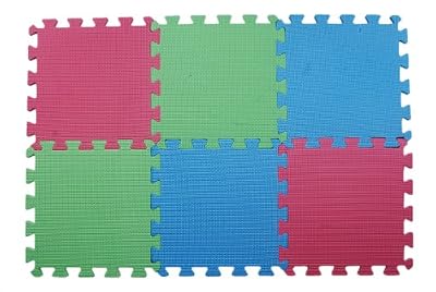 KnitPro KP10874 Tapis de Dentelle bloquant (Paquet de 9), Bois, Multicolore, 30 x 0,5 x 7,5 cm