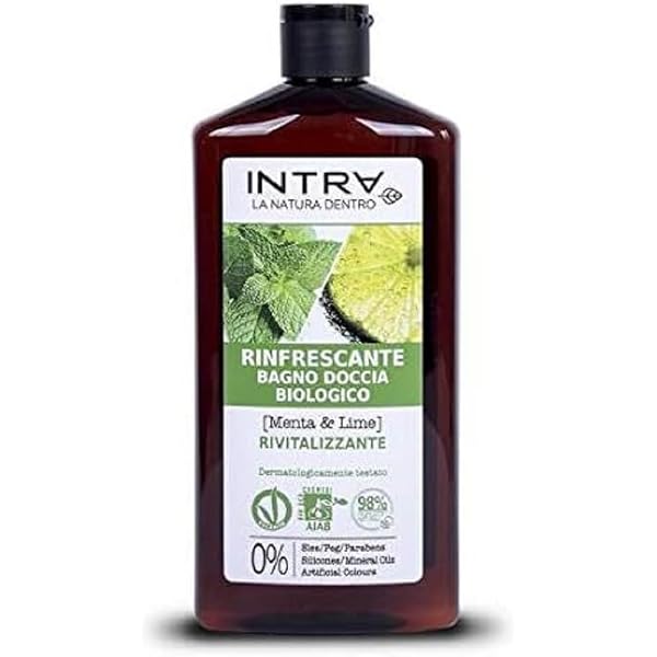 INTRÀ Bio Duschbad Mit Aloe Vera & Olivenöl – Beruhigend, 400 Ml, Vegan, Ohne Silikone & Parabene