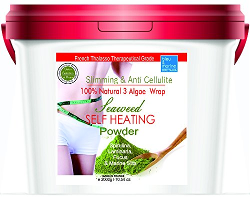Enveloppement Maison & SPA Auto Chauffant 3 Algues Marines Start Silhouette et Détox ? Wrap Amincissant Anticellulite ? Remodelant Corps 2000 g