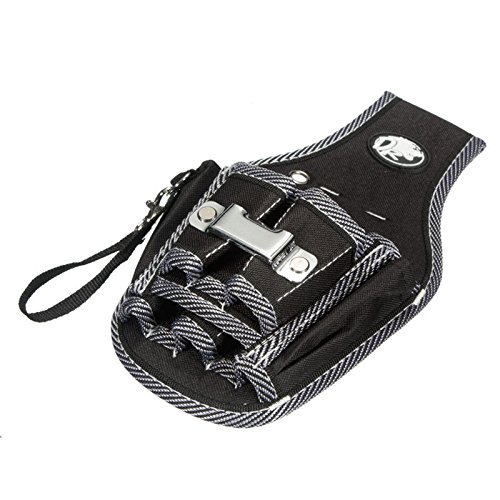 Mohoo 9 in 1 Elektriker Taille Taschen-Werkzeug-Gürteltasche Tasche Schraubendreher Carry Case Halterung - 6