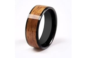 CNICK Tesla Smart Ring Accessories: Ceramic Ring for Model 3 and Model Y to Replace Key Card Key fob. (9, Koa)