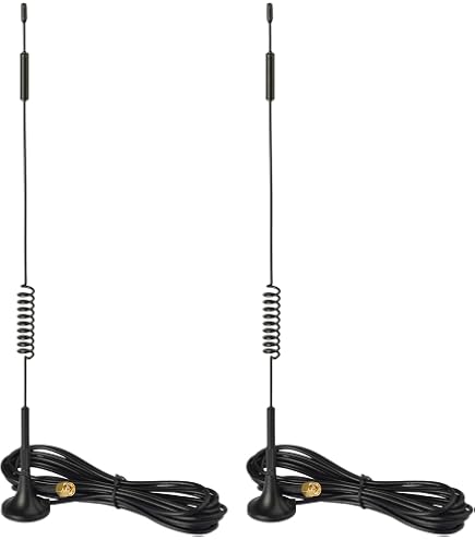 Antenne 4G LTE Vecys 15DBi - Omnidirectionnelle Avec Base Magnétique Et Câble 3M