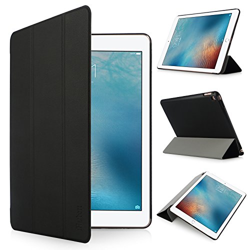 iHarbort® iPad Pro 9.7 Funda - ultra delgado ligero Funda de piel de cuerpo entero smart cover para Apple iPad Pro 9.7, con la función del sueño / despierta (iPad Pro 9.7, negro)