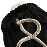 Knuffiges Einhorn Unicorn / Turnbeutel mit Fun Motiv Aufdruck / Geschenk Rucksack GYM Beutel Jutebeutel Hipster, Color:Black (Schwarz) -