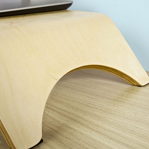SoBuy® Design Monitor Bildschirm Ständer, Monitorerhöhung, Bildschirmerhöher, Monitorständer, Tischaufsatz, FRG98-N - 5