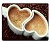 Produktbild Love Coffee Hearts Lovers Mug Cup Mouse Pads Customized Made to Order Support Ready 9 7/8 Inch (250mm) X 7 7/8 Inch (200mm) X 1/16 Inch (2mm) High Quality Eco Friendly Cloth with Neoprene Rubber MSD Mouse Pad Desktop Mousepad Laptop Mousepads Comfortable Computer Mouse Mat Cute Gaming Mouse pad