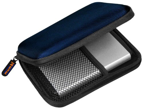 mumbi externe Festplattentasche bis 6,35 cm (2,5 Zoll) blau - 6