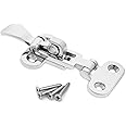 9Tong Heavy Duty Lockable Latch Stainless Steel Marine Lockable Latch Hatch Boat Anti Rattle Latch Cabinet Yacht Hardware Hasp SUS316