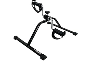 TechFit Mini Bicicleta Estática para Uso Doméstico y de Oficina, Máquina de Entrenamiento Fácil para Brazos y Piernas, Adecuada para Recuperación