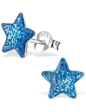 JAYARE Kinder-Ohrstecker Sterne 925 Sterling Silber