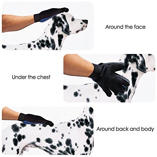 EMA-Gant-pour-poils-danimaux-Magic-Animal-True-touch-Gant-de-massage-chien-chat-Fourrure-Brosse-de-bain-pilateur-Toilettage-Gant-en-caoutchouc-Grooming