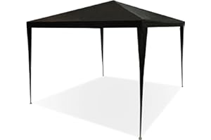 MaxxGarden Gazebo - Carpa de Fiesta - Cenador de jardín - Tienda de Fiesta - 3x3m - Carpa Pop up - para Usar como cenador o caseta de jardín - Antracita