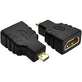 VegGieg Micro HDMI to HDMI &Ccedil;evirici D&ouml;n&uuml;şt&uuml;r&uuml;c&uuml; Adapt&ouml;r