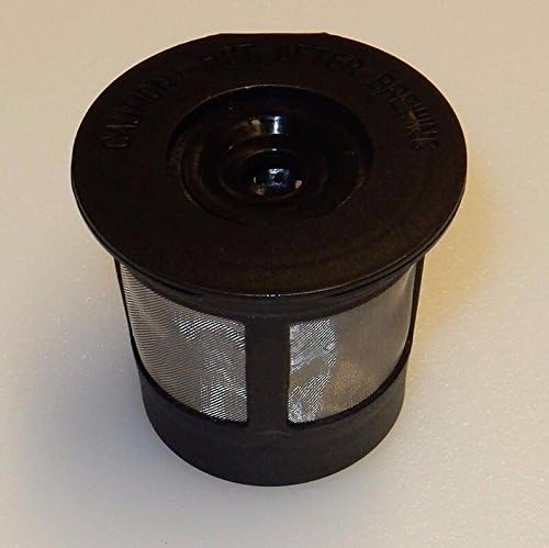 JuShen 6Pcs Solo Coffee Pod Filters Compatible with Keurig K cup coffee system-Reusable Coffee Filter (Black)