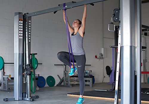 Widerstandsbänder / Fitnessbänder [Einzeln und im preiswerten Set] – In Studioqualität für Krafttraining, Bodybuilding, Powerlifting & Fitness – Für Frauen und Männer geeignet, zur Unterstützung des Trainings und bei Klimmzügen – ATHLETIC AESTHETICS - 4