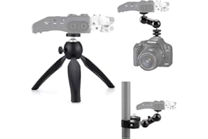 3-in-1 Zoom Recorder Tripod,Clamp Mount Stand Accessory Kit for Zoom Recorder H6 H5 H4n H2n H1n,Tascam Recorder DR-40 DR-05 DR-22WL DR-44WL DR-100MKIII - Acetaken