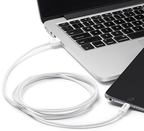 AmazonBasics Ladekabel Lightning auf USB, 1,8m, zertifiziert von Apple, Weiß - 4