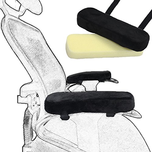 LargeLeaf Chair Armrest Cushions Elbow Pillow Pressure Relief Armrest Pads 2 Piece Set Of Office Chair Armrest Gaming