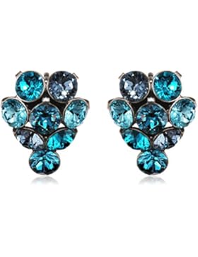 Konplott Damen-Ohrstecker Magic Fireball Messing Glas mehrfarbig - 5450543301563