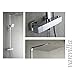 Produktbild vanvilla Thermostat SEDAL Duschset Duscharmatur mit 30x30cm Edelstahlduschkopf und Handbrause 6192-12 Duschsystem Duschgarnitur Duschset
