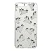Produktbild Huawei P10 Plus Hülle,Huawei P10 Plus Schutzhülle, Edaroo Cartoon Weiß Pferd Muster Weich Backcover Schutzhülle Durchsichtig Flexibel Klar Transparent Gel Silikon Tpu Hülle Superdünn Stoßfest Tasche Etui Bumper für Huawei P10 Plus