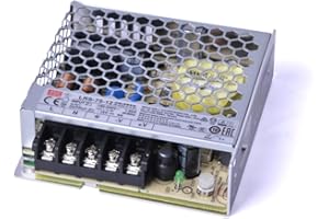 KING LED KingLed – MeanWell Fuente de alimentación Meanwell Modelo LRS-75-12 75W 12V Transformador Switching Mean Well NO resistente al agua IP20 para Tiras LED – cód.1992