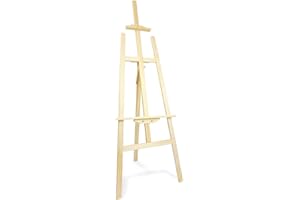 TIME HOME DEVELOPMENT Chevalet de peinture en bois 145 cm