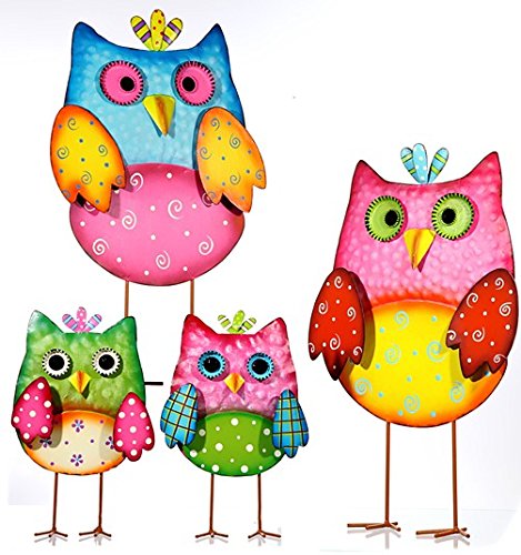 Preisvergleich Produktbild Deko Figur Eule Metall 25cm