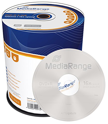 MediaRange MR443 – DVD+R 4,7GB 16x Speed, 100 Stück - 3