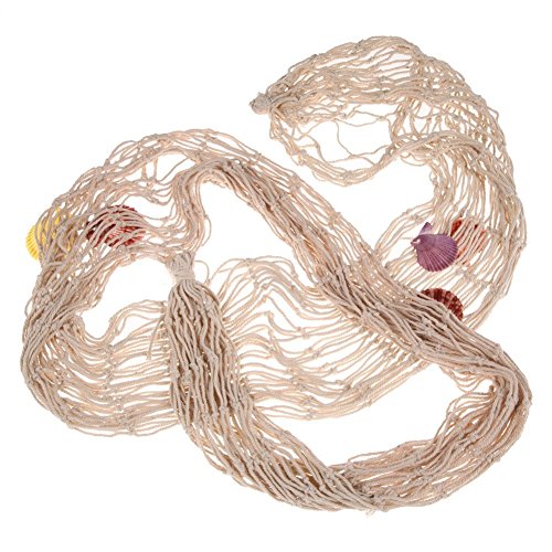 Decorative Fish Net Sodial R Decorative Nautical Fishing Net Seaside |  Desertcart Brunei