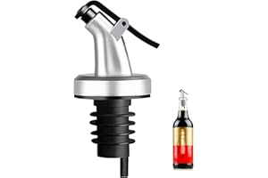 WEITING Distributeur d'huile d'olive – Anti-fuite, réutilisable, bec verseur à col incliné pour liquides, usage domestique, huile d'olive, liqueur, vinaigre, sirop, huiles