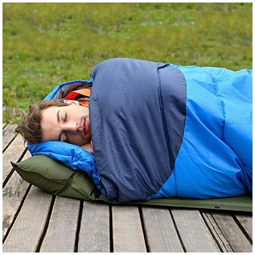 shopper 52.com Waterproof Portable Foldable Multicolour Single Thick Carry Bed Sleeping Bag for Outdoor Camping Hiking Travel - Image 6