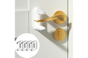 EUDEMON Mise à jour de la serrure à levier de porte de sécurité pour bébé, serrure de poignée de porte pour enfants et animaux domestiques