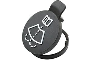 BEAUTYBIGBANG Deckel für wischwasserbehälter Waschwasserbehälter Regenwischer Sprühdeckel Passt für Chevrolet/GMC/Buick/Cadillac, Replace OEM#13227300,12767700, 12788573 (schwarz)