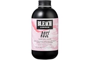 Bleach London Rose Color - Semi-Permanent Pastel Pink, Vegan, Cruelty Free, Temporary Hair Color Cream 5.07 fl oz