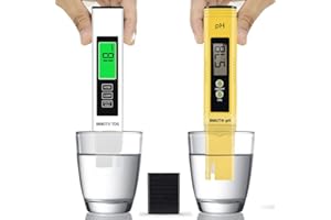 BMUT 1 medidor de pH y 1 medidor TDS 4 en 1 metro pH EC de temperatura para agua, acuario, estanque, piscina de agua potable digital