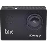 Bix Pulse 2 Wi-Fi 4K 30FPS Aksiyon Kamerası 20 MP Web Kamera Modlu 30 Metre Su Ge&ccedil;irmez Kılıflı Bisiklet Motosiklet Vlog Kame