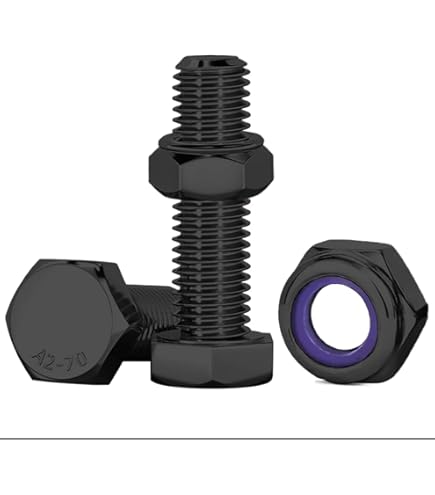Drenky M6 bouten en moeren, 10 stuks bouten en moeren, M6 x 20 mm, schroevenset met