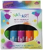Nail Art Rainbow Brights Polish - 5 Pack