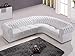 Produktbild Polsterecke Chesterfield Farbwahl Ecksofa Wohnlandschaft Eckcouch Echtleder mit Kunstleder Teilleder