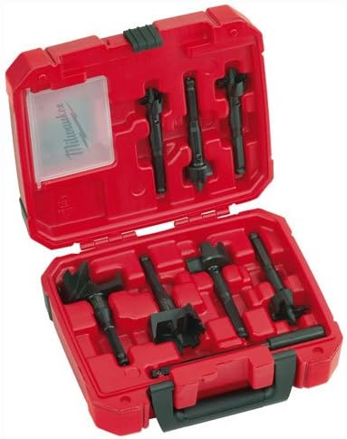 Precise Engineered Milwaukee 7 Piece Self Feed Auger Drill Bit Set 25 - 65mm [Multi Set] - w/3yr Rescu3® Warranty