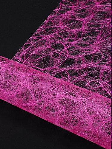 1lfm Schwarzlicht Dekovlies Grob 30cm Neonpink - 4