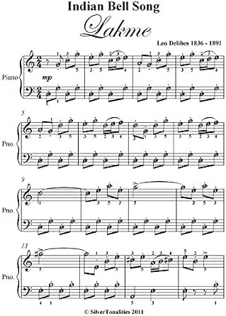 Indian Bell Song Lakme Easy Piano Sheet Music English Edition Ebook Delibes Leo Silvertonalities Amazon De Kindle Shop Lakmé duo des fleurs viens mallika delibes. amazon de